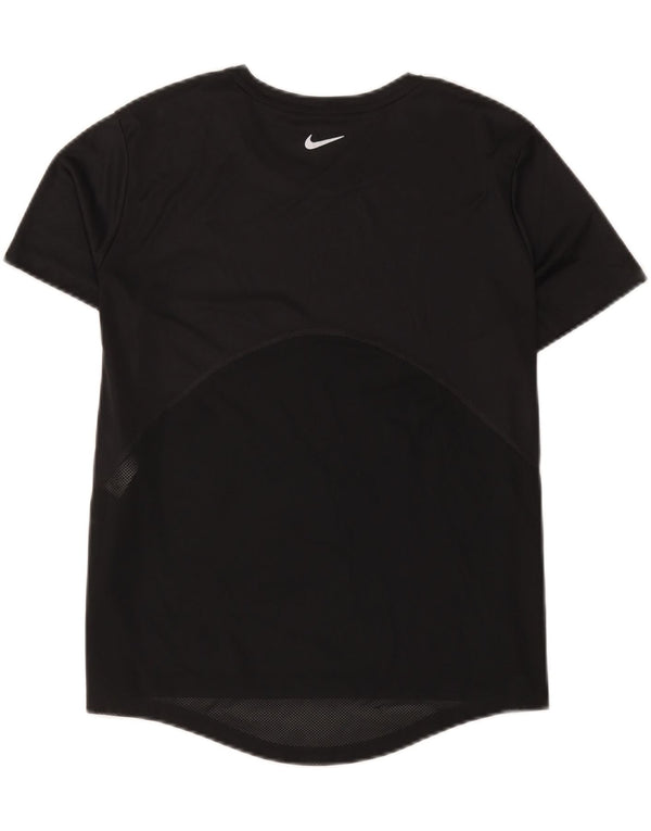 Damska koszulka Nike Dri Fit Top UK 14, średni czarny poliester