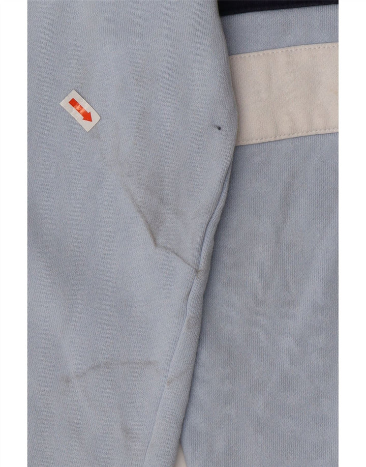 Damski sweter oversize FILA UK 10, mały, niebieski, z blokami kolorów