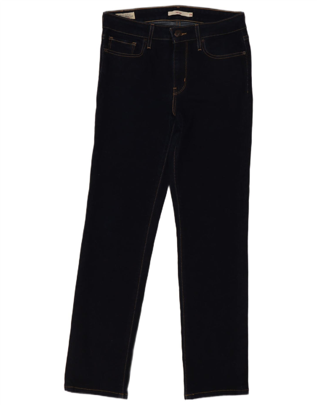 Damskie jeansy LEVI'S 712 Slim W28 L28 Granatowa bawełna