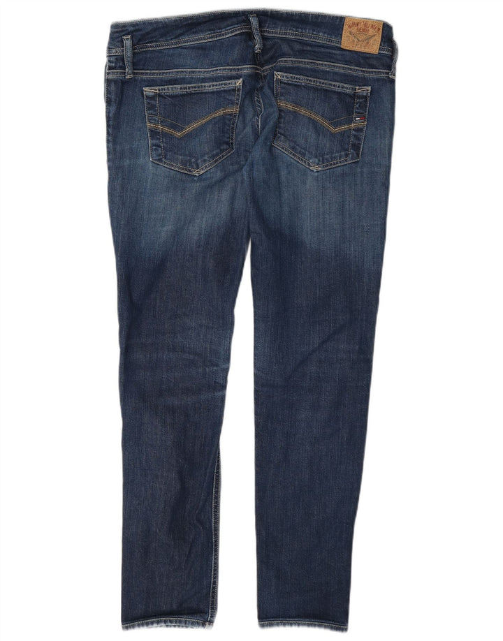 Damskie jeansy slim Tommy Hilfiger W34 L30 Granatowa bawełna