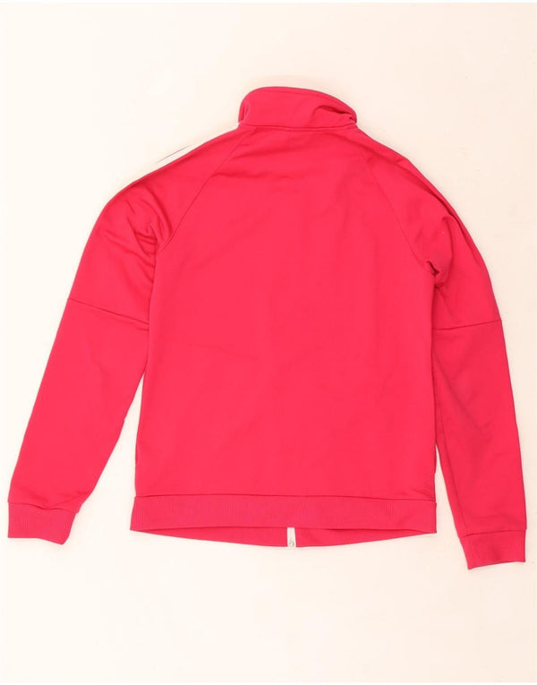 Damska kurtka dresowa ADIDAS UK 4/6 XS Różowy poliester