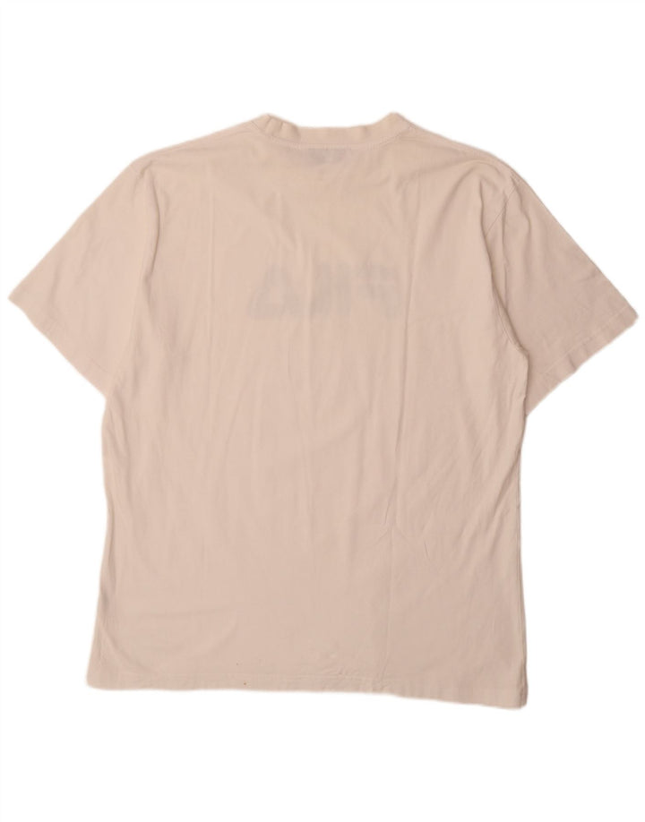 Męska koszulka Fila Regular Graphic Top IT 58 2XL Biała bawełna