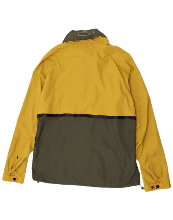 Damska kurtka przeciwdeszczowa z kapturem Scotch & Soda UK 42 XL w kolorze żółtym