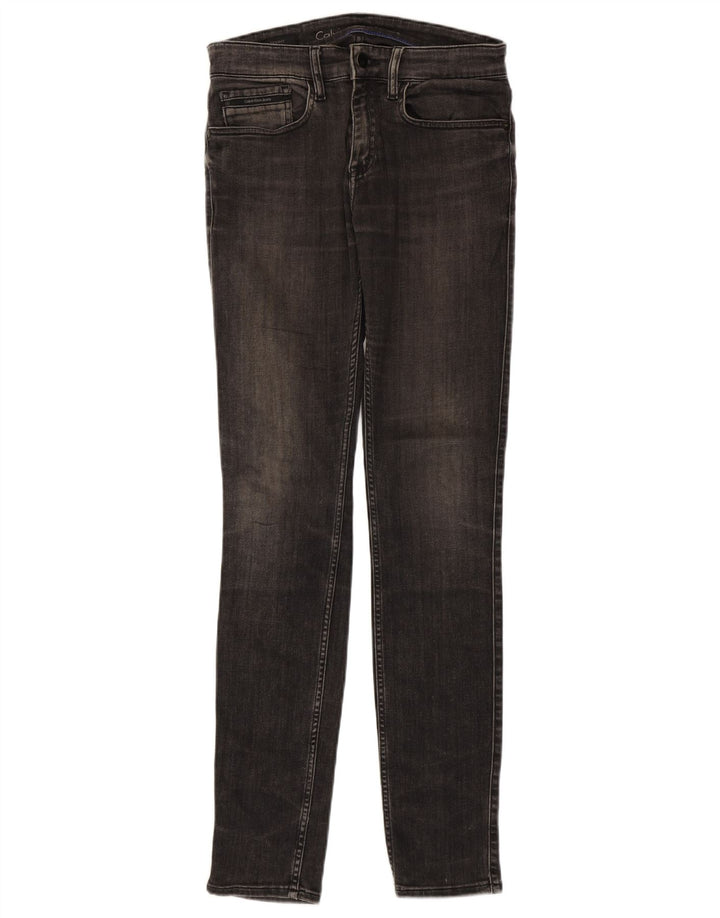 Damskie jeansy Skinny Calvin Klein W28 L33 szare
