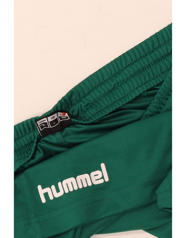 Męskie spodenki sportowe Hummel Graphic, duże, zielone