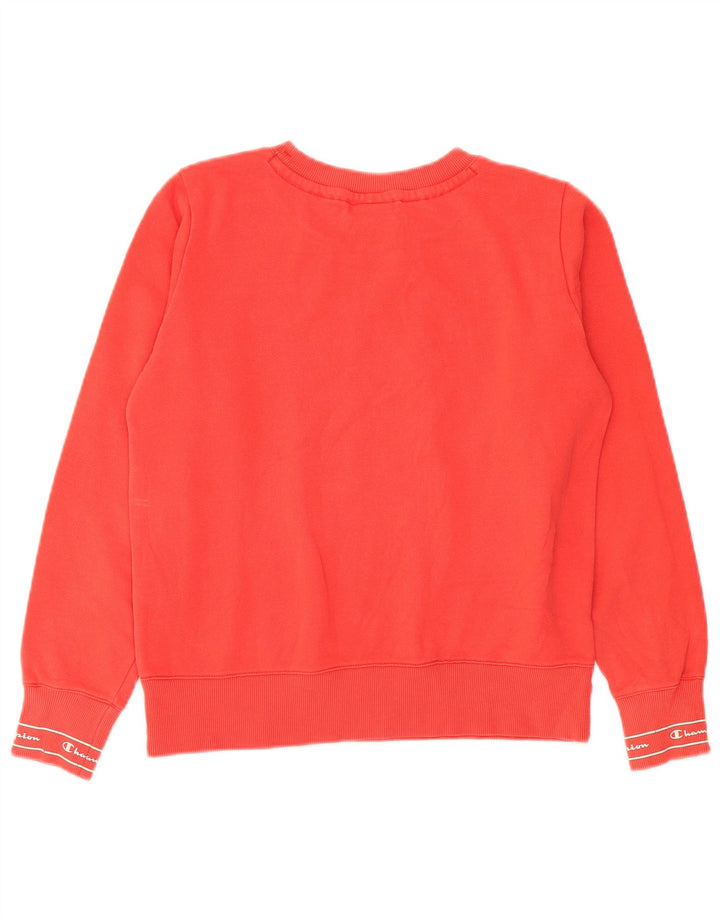 Damska bluza Champion Graphic Jumper UK 12 Średnia czerwona bawełna