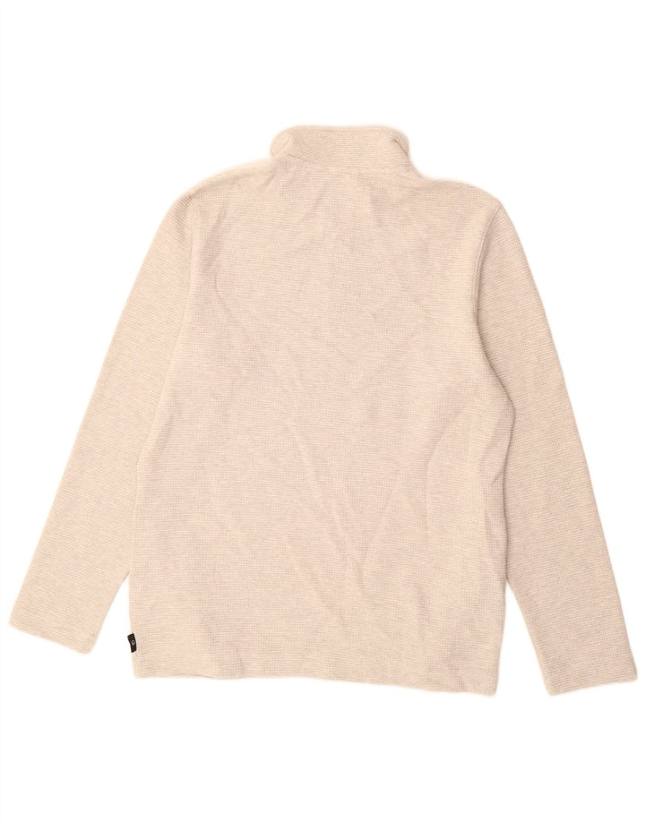 Męski sweter Ted Baker z zamkiem błyskawicznym, rozmiar 2, mały, szary, bawełniany