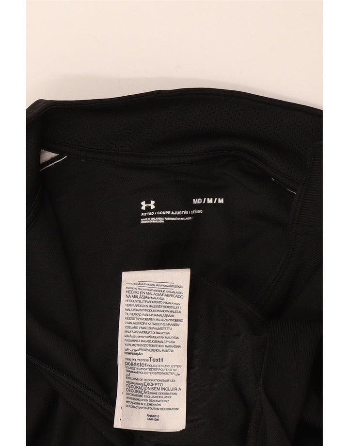 Męska dopasowana kurtka dresowa UNDER ARMOUR w kolorze średniej czerni
