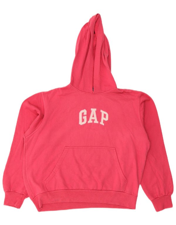 Damski sweter z kapturem Gap Graphic UK 16, duży, różowy, bawełniany