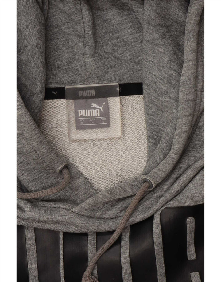 Męska bluza z kapturem Puma z grafiką, mała, szara