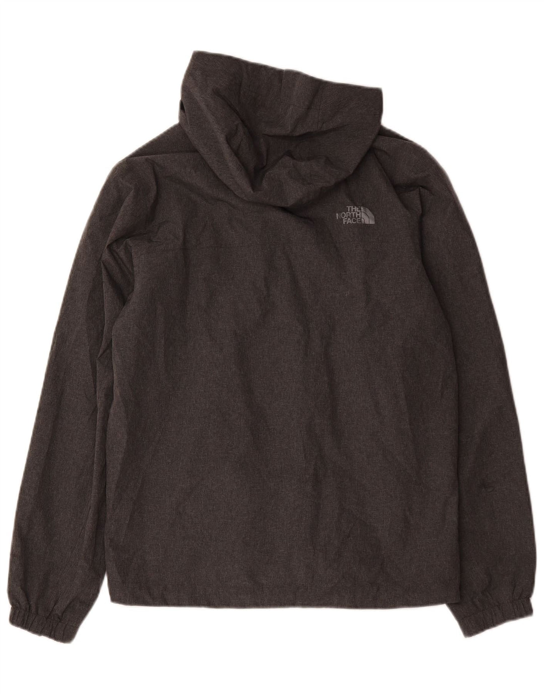 Męska kurtka przeciwdeszczowa z kapturem The North Face UK 36, mała, szary poliester