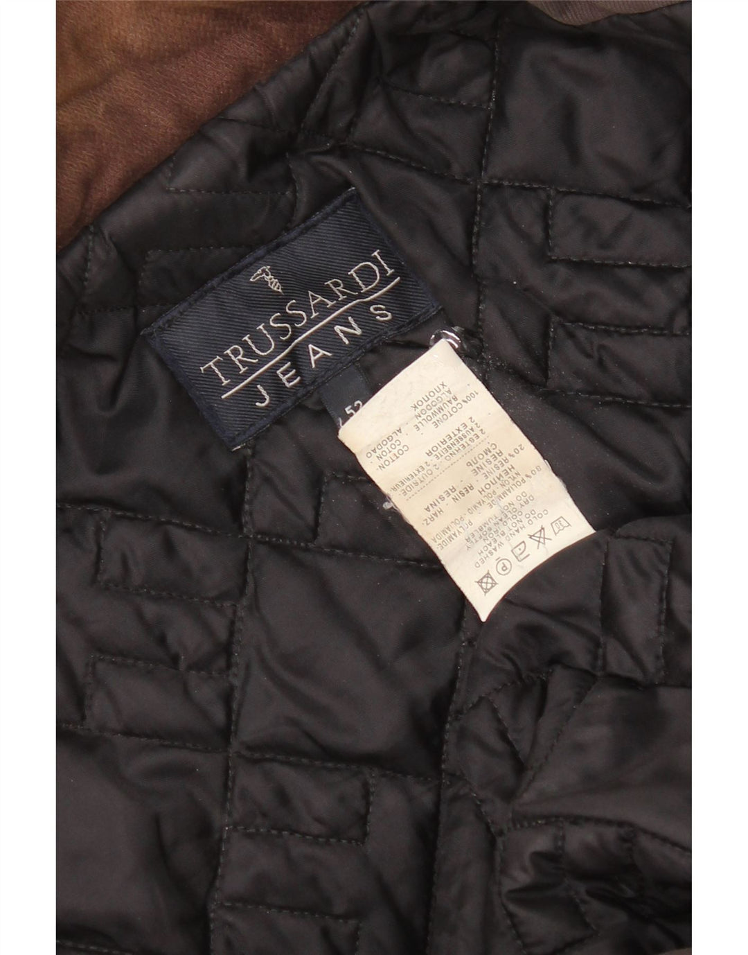 Damska kurtka parka Trussardi Jeans IT 52 2XL Szary poliamid