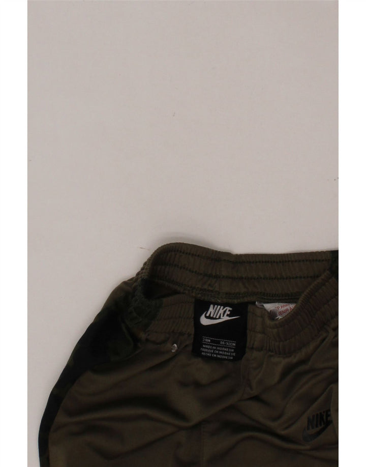 Spodnie dresowe NIKE Baby Boys Joggers 18-24 miesięcy Khaki, kamuflaż