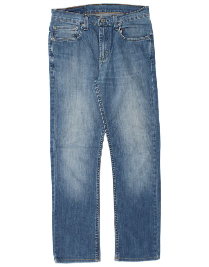 Męskie proste dżinsy LEVI'S W30 L28 niebieskie