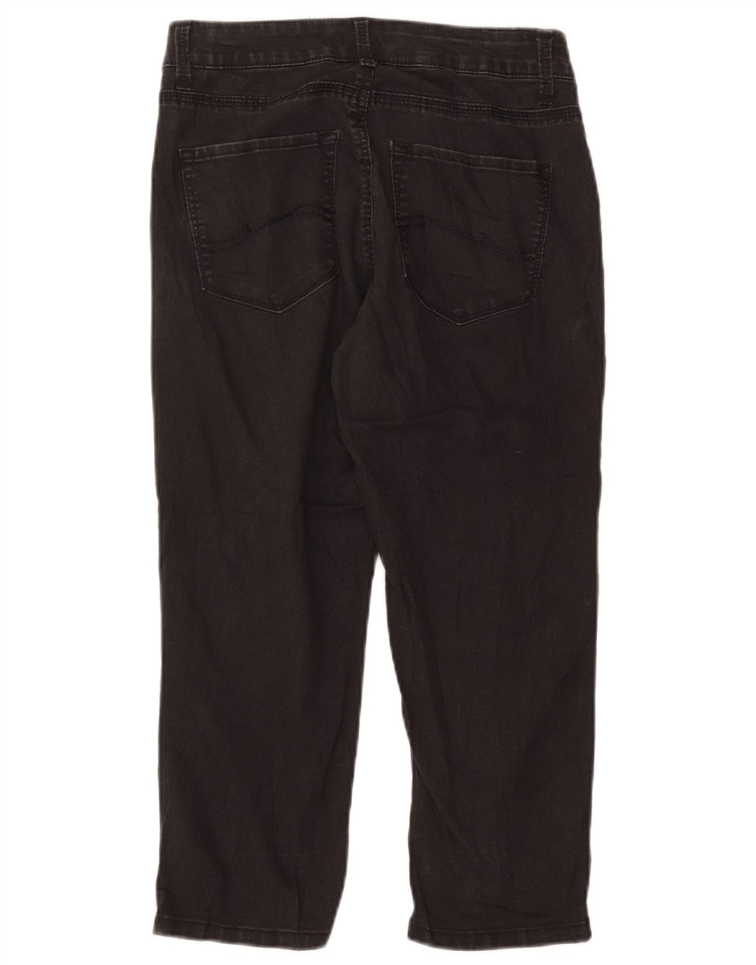 Damskie dżinsy Lee Easy Fit Capri US 8 Medium W28 L21 Czarna bawełna