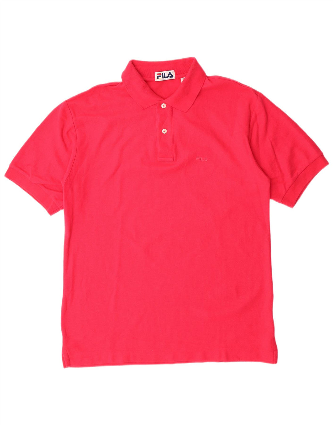 Męska koszulka polo Fila IT 46 Small Pink Cotton