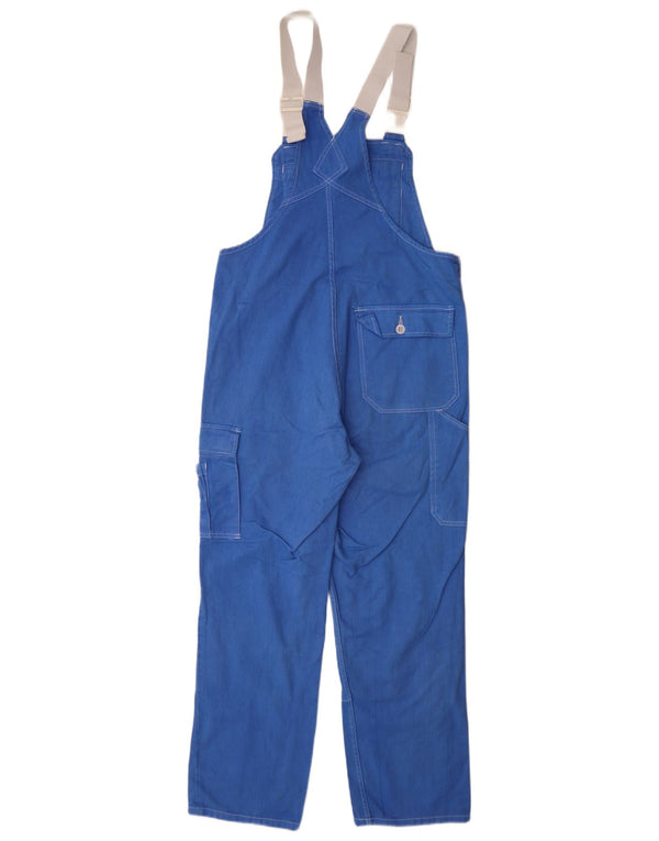 Vintage damskie ogrodniczki Cargo IT 44 Medium W30 L29 Niebieska bawełna
