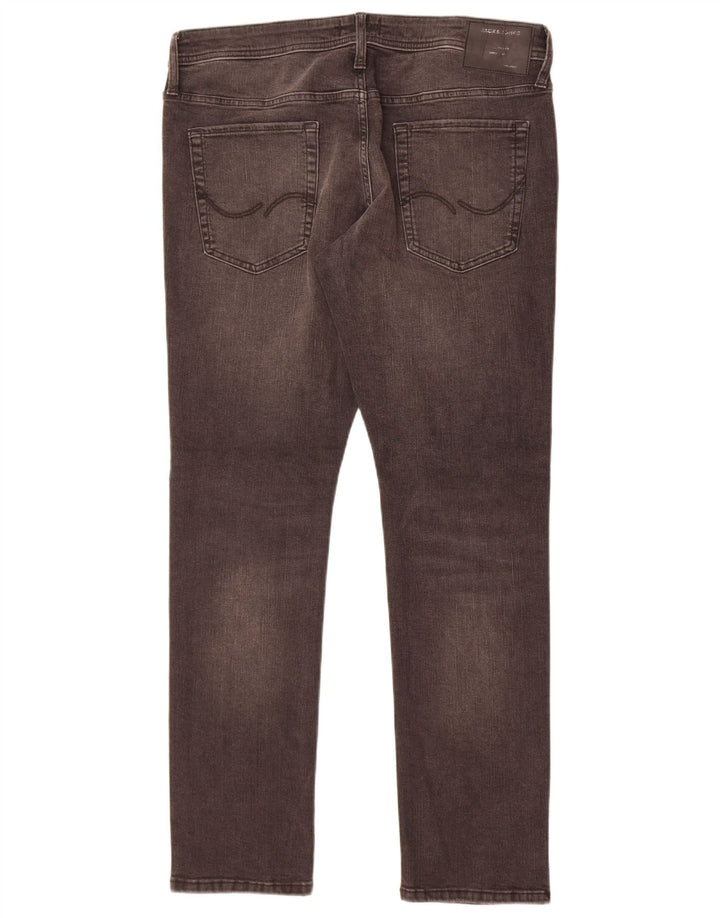 Męskie jeansy Jack & Jones GLENN Slim W36 L32 Szara bawełna
