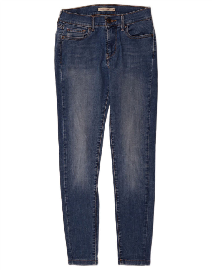 Damskie jeansy Levi's 710 Super Skinny W27 L28 Niebieskie