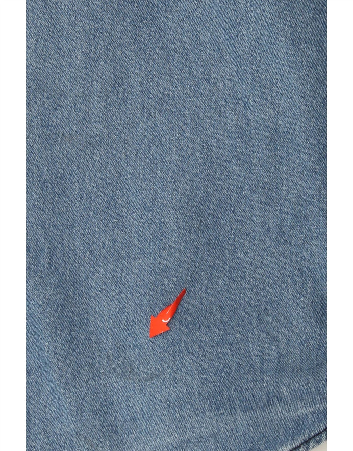 Męska koszula dżinsowa CANDA Rozmiar 47/48 3XL Niebieska bawełna