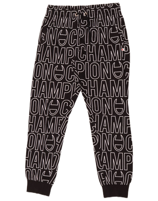 Damskie spodnie dresowe Champion Graphic Joggers UK 16, duże czarne