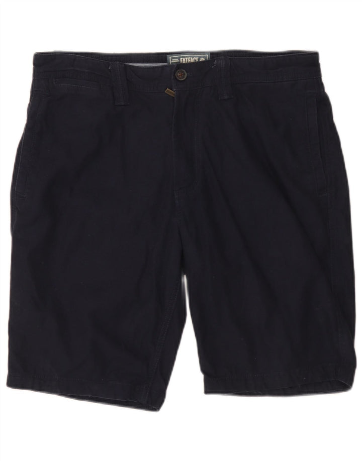 Męskie spodenki Chino Fat Face W34, duże, granatowe, bawełniane