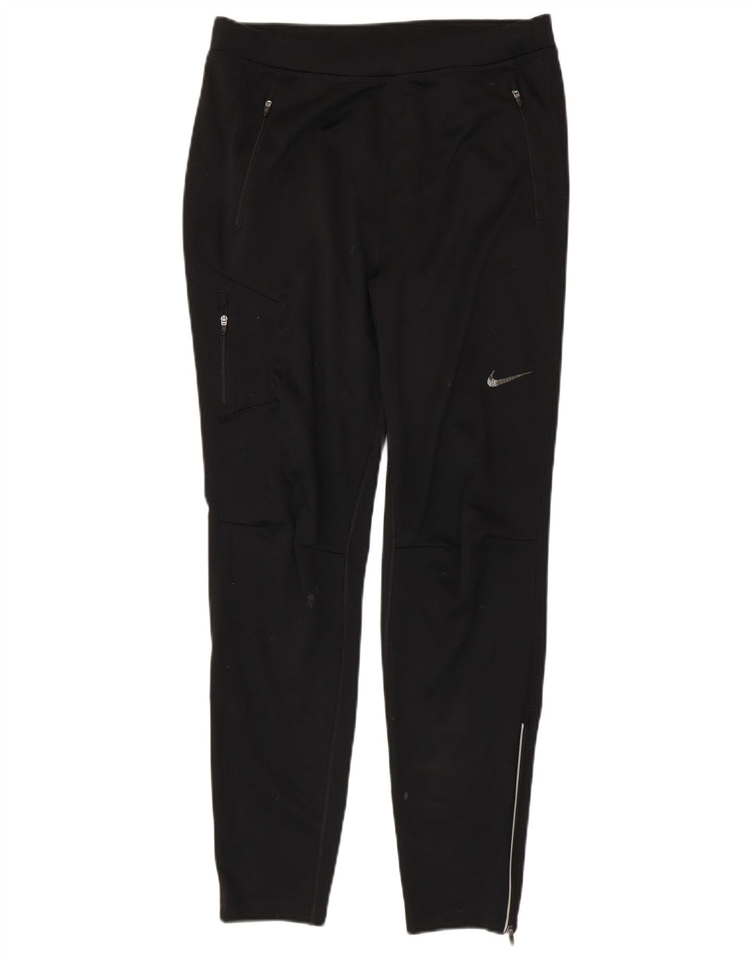 Damskie spodnie dresowe Nike UK 14, duże, czarne, poliestrowe
