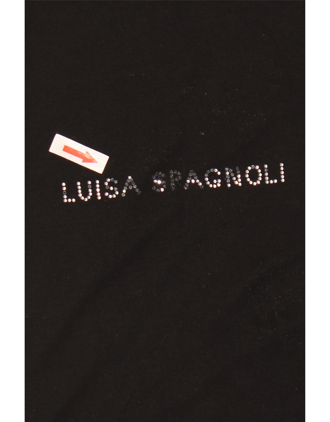 Damska koszulka graficzna Luisa Spagnoli Top UK 14 Medium Black