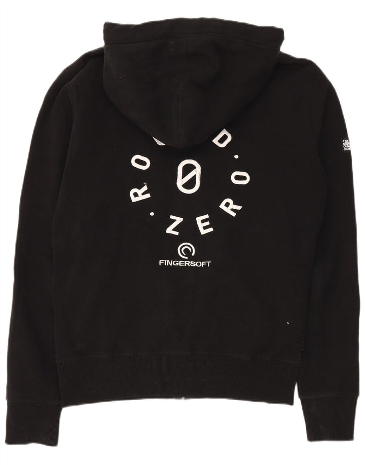 Męski sweter z kapturem i zamkiem Superdry, średni czarny, bawełniany