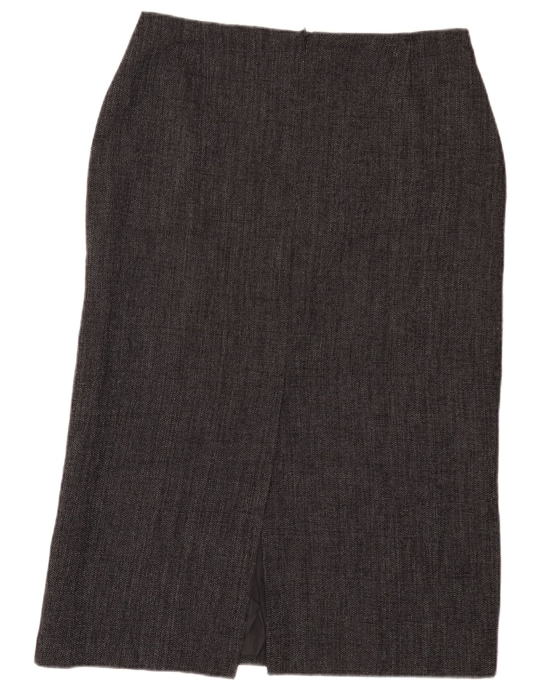 Marks & Spencer Damska prosta spódnica midi UK 14 duża W32 szara