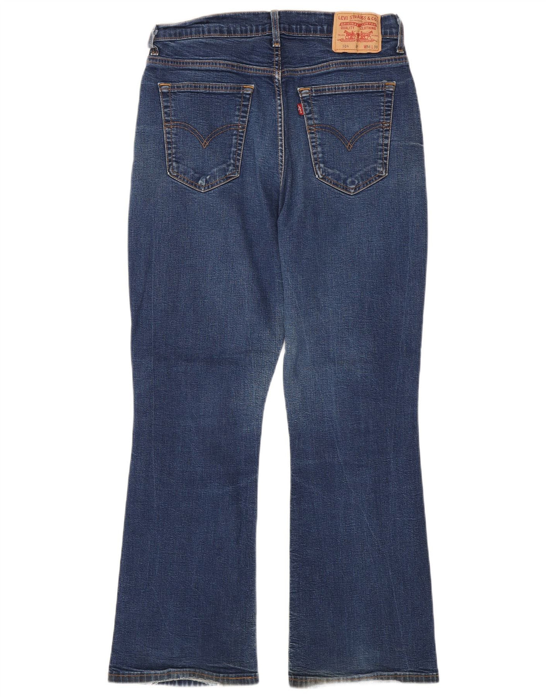 Damskie jeansy Levi's 584 Bootcut W36 L30 Niebieska bawełna