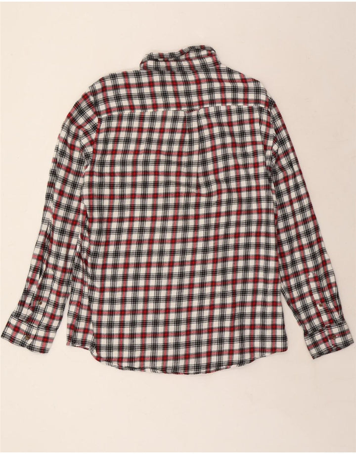 Męska koszula flanelowa CHAPS, duża, wielokolorowa, bawełniana w kratę