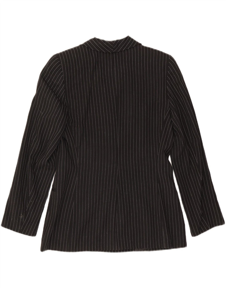 RENATO BALESTRA Damska marynarka zapinana na 3 guziki IT 46, duże czarne prążki