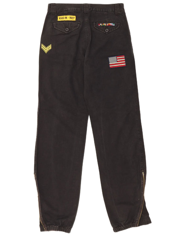 Damskie joggery Killer Loop Straight Jeans IT 42 Medium W28 L33 Czarna bawełna