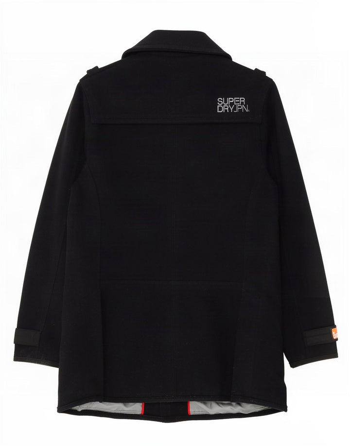 Damski płaszcz wojskowy Superdry UK 12, średni granatowy, wełniany