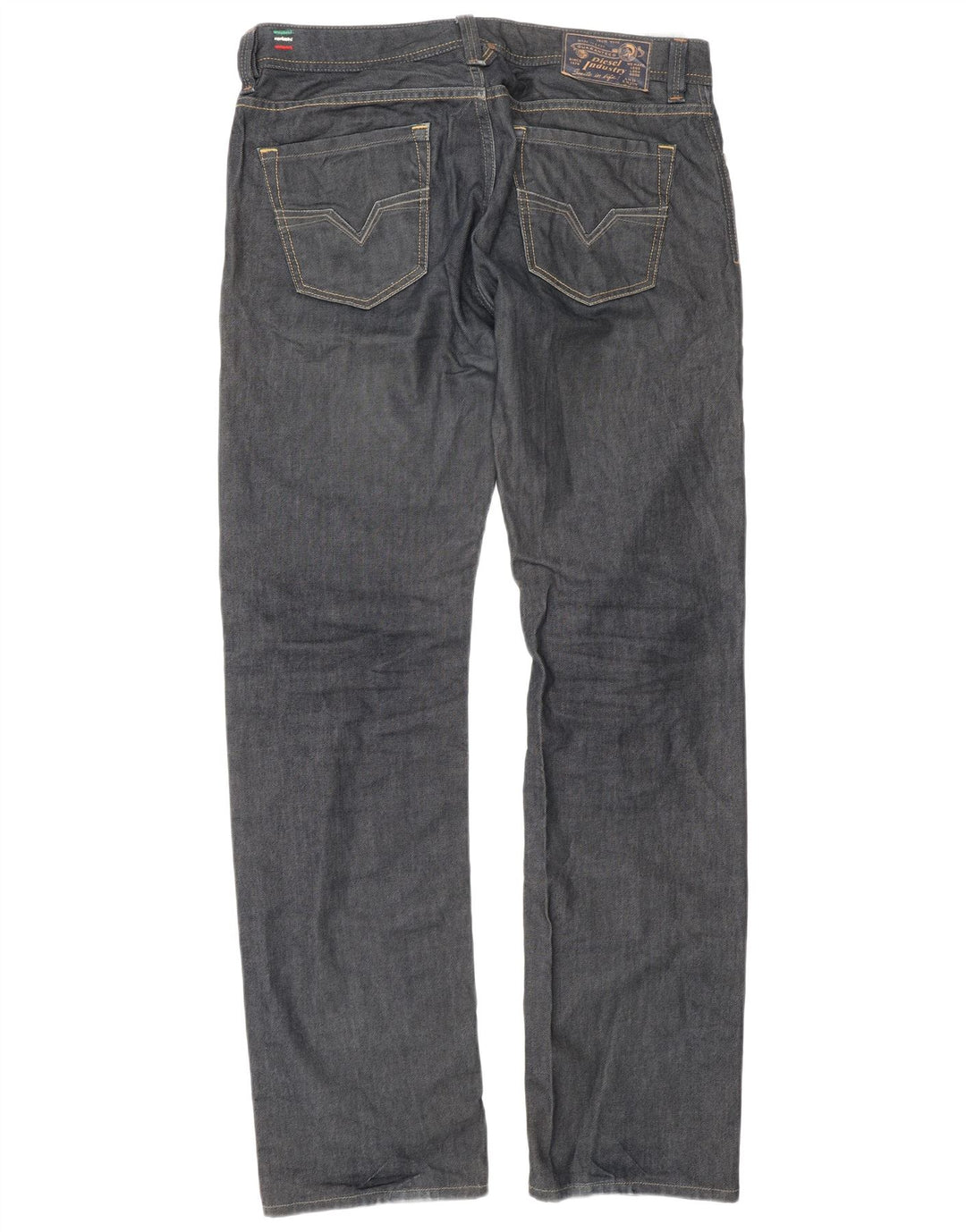 Diesel Męskie Proste Dżinsy W33 L34 Granatowe Bawełniane