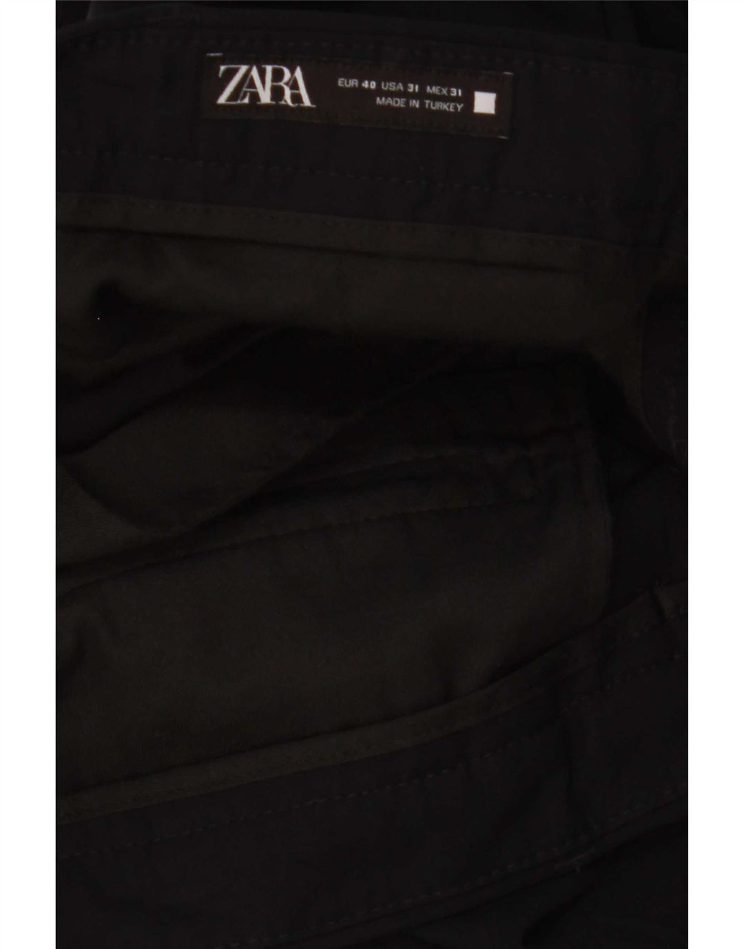 Męskie spodnie chino Zara EU 40 Medium W31 L29 czarne