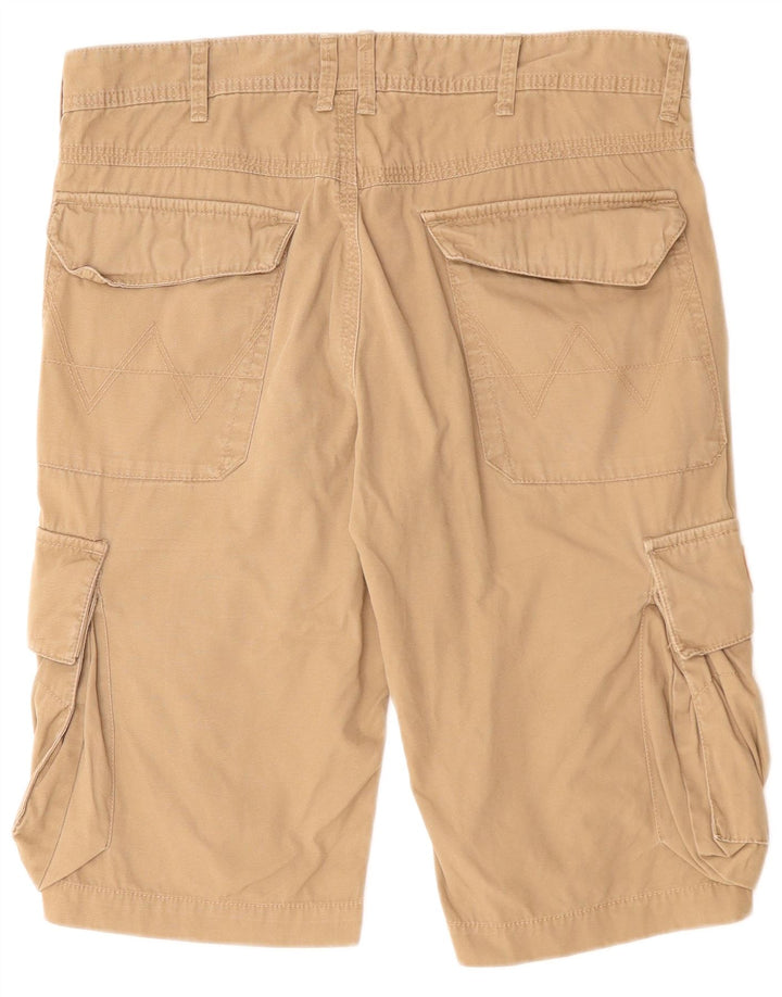 Męskie spodenki cargo Wrangler W34, duże, brązowe, bawełniane