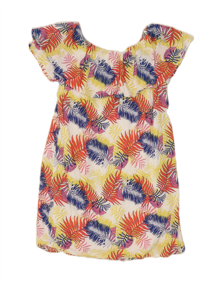 GAS Womens Abstract Pattern Off Shoulder Dress UK 10 Small Multicoloured Vintage Gas and Second-Hand Gas from Messina Hembry 