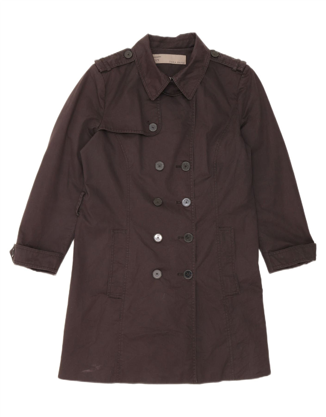 Trencz damski Zara UK 18 XL czarny