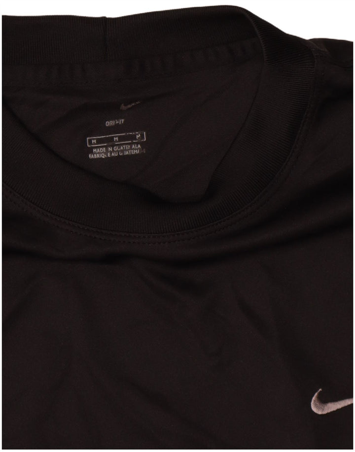 Męska koszulka Nike Dri Fit Top, średni czarny poliester