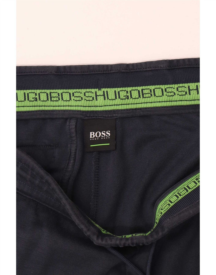 Męskie spodnie dresowe Hugo Boss, małe, granatowe
