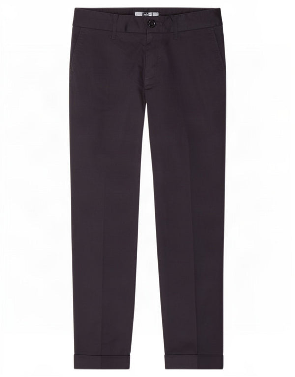 Spodnie damskie Massimo Dutti Straight Chino EU 42 Large W32 L30 Granatowe