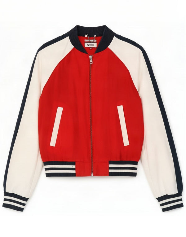 Damska kurtka dresowa Tommy Hilfiger Graphic UK 6 XS w kolorze czerwonym