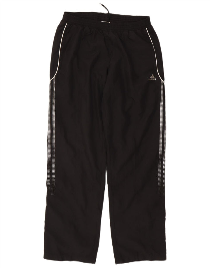 Damskie spodnie dresowe Adidas Climalite UK 12, średni czarny poliester