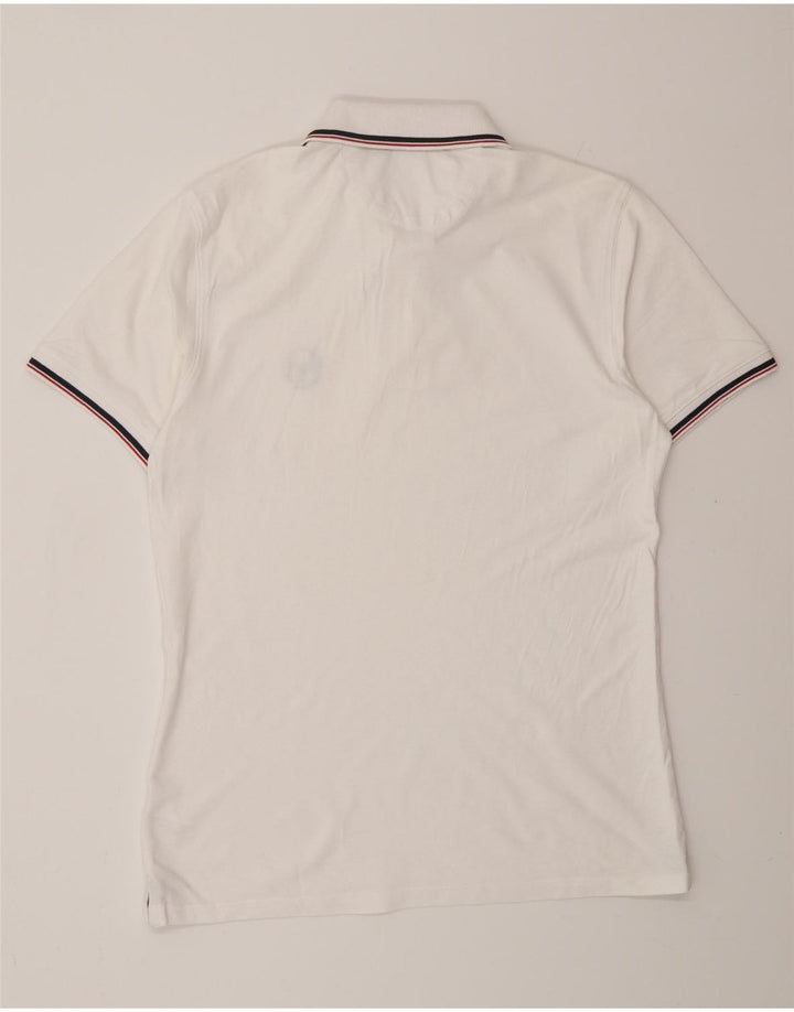 Męska koszulka polo SERGIO TACCHINI, średnia, biała, bawełniana