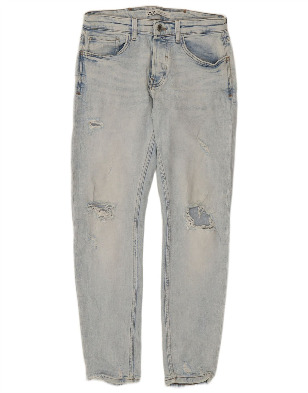 Męskie jeansy Zara w trudnej sytuacji EU 40 Medium W31 L29 Niebieskie