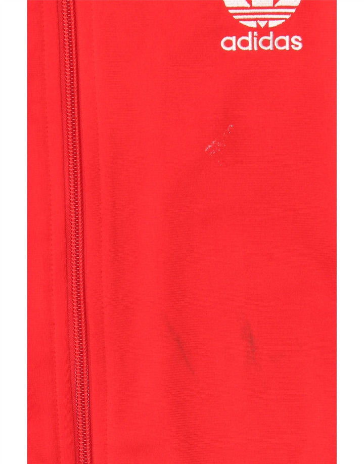 Chłopięca bluza dresowa Adidas 10-11 lat, czerwona, poliestrowa