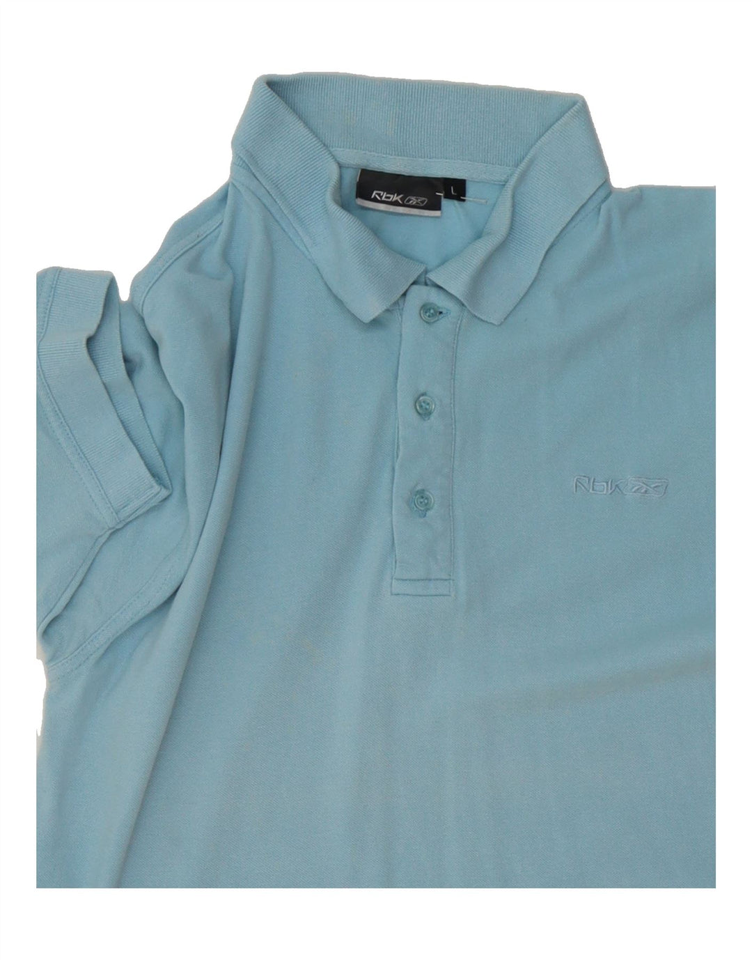 Męska koszulka polo REEBOK, duża, niebieska, bawełniana