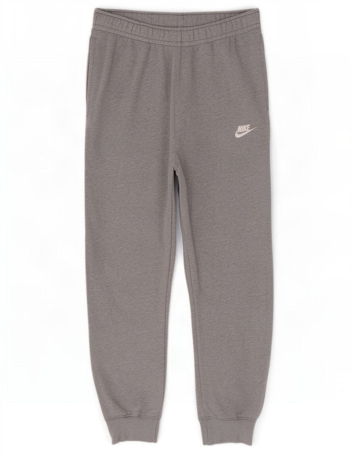 Męskie spodnie dresowe Nike Męskie joggery Małe, szare, bawełniane plamki